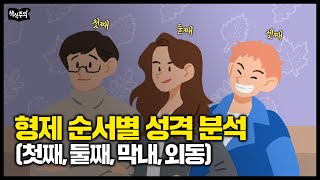 심리학자가 말하는 형제 순서별 성격 분석 (첫째, 둘째, 막내, 외동) +성격 바꾸는 방법