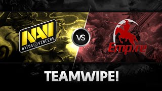 Teamwipe by Na`Vi vs Empire @ D2CL S4 Lan-Finals