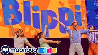Blippi The Musical! Live Blippi Performance in Full | Sing Along ABC 123 Songs and Rhymes | Moonbug