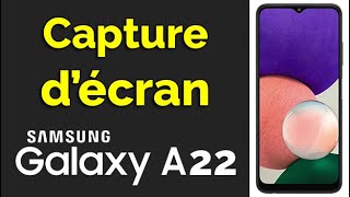 Comment faire une capture d'écran sur Samsung A22, Screenshot Samsung Galaxy A22