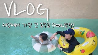 vlog 그래도 시간은 간다 | 12개월 아기랑 여행 | 집밥