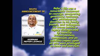 Hornan Refer Leonce ~ Short Obituary