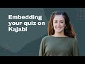 How to Embed an Interact Quiz on a Kajabi Landing Page