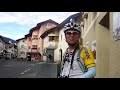 dolomiti riding crossing the austrian border following the swiss alps transcos.