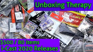 $500 Tacklewarehouse unboxing 80 different items - Googan Squad, ICast debuts, Unreleased Daiwa