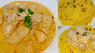 Today Dinner Menu ll Creamy Chicken With Rice Easy Recipe