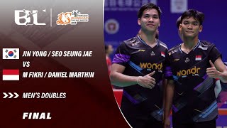 FINALS | Jin/Seo (kor) vs Fikri/Marthin (ina) | Thailand Masters 2025