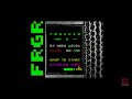 zx frogger homebrew from 2022 on the zx spectrum 48k with commentary