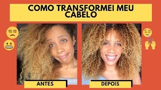 COMO TRANSFORMEI O MEU CABELO USANDO REVLON REALISTIC | ELIMINEI O FRIZZ, CABELO 4A