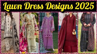 Lawn dress design 2025 | summer dress design | lawn suit design