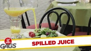 Messy Juice Fail Prank