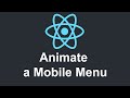 React JS for beginners: Tutorial 7 - Animating the menu