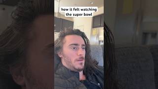 how guys felt watching the super bowl #shorts #comedy #funny