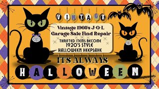 Vintage 1960's J-O-L / 1920's Inspired Halloween Noisemaker / It's Always Halloween