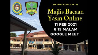 Majlis Bacaan Yasin Online (2021)