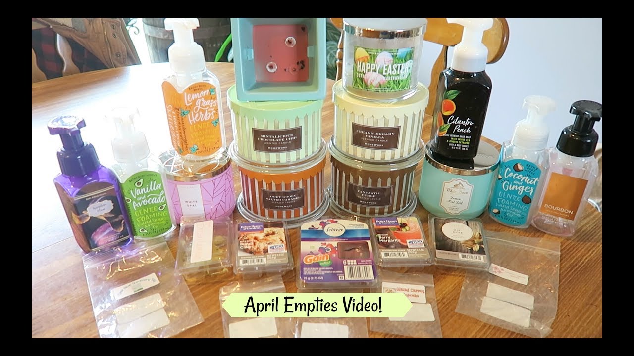 Candle Wax Empties April 2018 Youtube