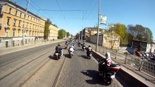 Moto sezonas atklāšana 2014 parādes brauciens