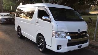 Hiace VIP Luxury GL 10 Seater WIdebody Low Roof www.SunRiseCars.com.au