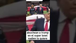 abuchean a trump en el super bowl