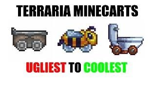 Terraria Minecarts Ranked on apearence! | Terraria 1.4.4.9 |