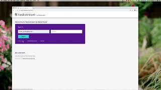 How to Login to Taskstream