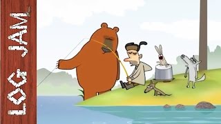 Fishing - funny cartoons || Log Jam series