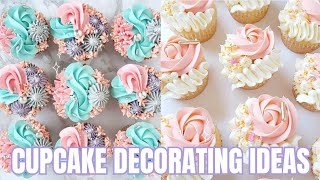 Amazing Cupcake Piping Technique, Very Satisfying DECORATING CUPCAKE COMPILATION