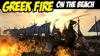 Total War: Attila - Greek Fire beach assault!