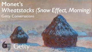 Monet's Wheatstacks (Snow Effect, Morning)