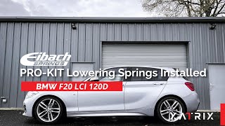 Eibach PRO-KIT Lowering Springs 25mm/30mm installed on BMW F20 LCI 120D!