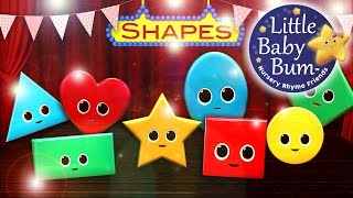 Shapes Song | Nursery Rhymes for Babies by LittleBabyBum - ABCs and 123s