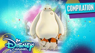 Baymax and Mochi |  Compilation | Big Hero 6 The Series | Disney Channel
