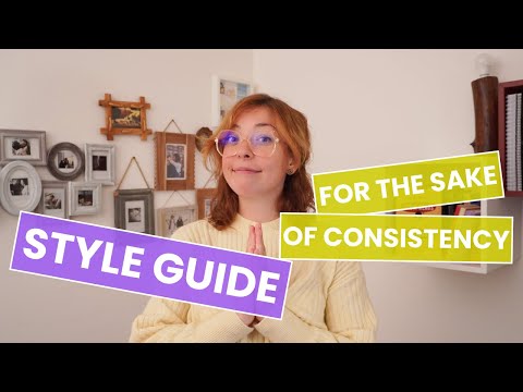 What is a STYLE GUIDE?