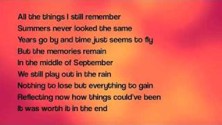 September lyrics By Daughtry