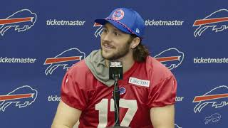 Bills Josh Allen Jokes OC Joe Brady has Done Nothing for Amid Interviews + Talks Super Bowl  Chase