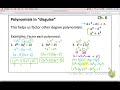 factoring higher degree polynomials