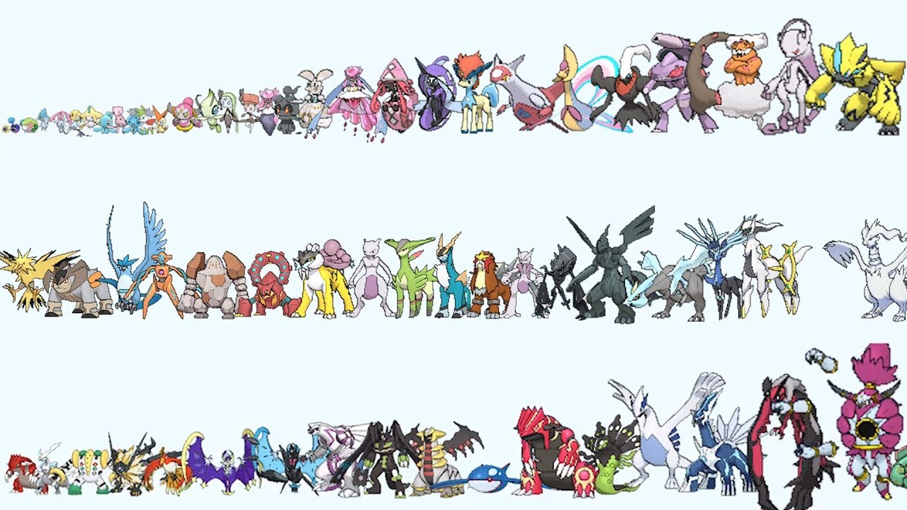 Pokemon Images: All Legendary And Mythical Pokemon Names