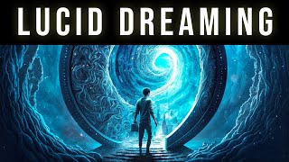 Enter The Dream Dimension | Lucid Dream Binaural Beats Black Screen Sleep Music For Lucid Dreaming