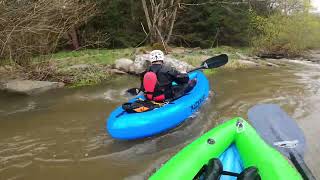 Stvořidla Sázava 2023 🚣‍♂️(88 cm) Packraft ROBfin 👍