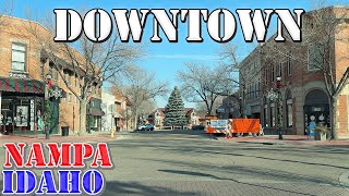 Nampa - Idaho - 4K Downtown Drive