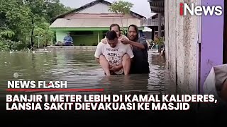 Lansia Terjebak Banjir di Kamal Kalideres Jakarta Barat, Dievakuasi ke Pengungsian | News Flash