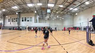 SCVA 15u Entry Event 2024. Forza1 15 ONE Chris vs SG Elite 15 Elite Andy, 1st set.