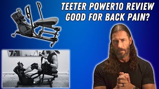 Teeter Power10 Elliptical Rower Review- How Is It for Back Pain?
