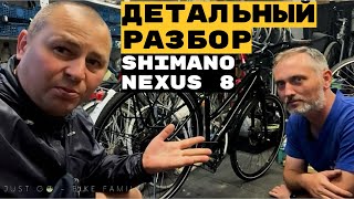 Обслуживание планетарной втулки Shimano Nexus 8 на велосипеде Diamant 247