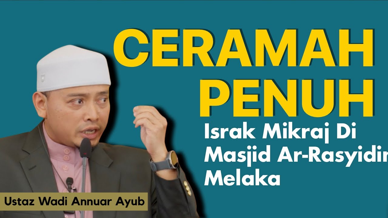 Ustaz Wadi Annuar Ayub - YouTube