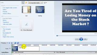 How To Add Audio with Windows Movie Maker To Your Video. Tutorial Videos - Part 8