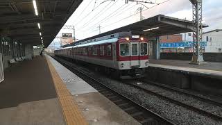 近鉄8600系X51編成の普通橿原神宮前行き 寺田駅