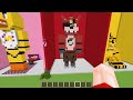 minecraft fnaf statue house battle