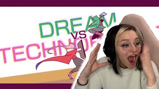 Nihachu Reacts To Dream Vs Technoblade Duel by SAD-ist