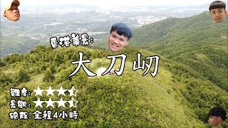 登上大刀屻｜360°無死角景觀盡收眼前｜永無止境的樓梯